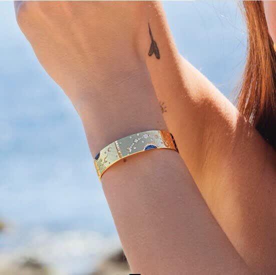 APM Monaco Celestial Moon Phase Cuff Bracelet
